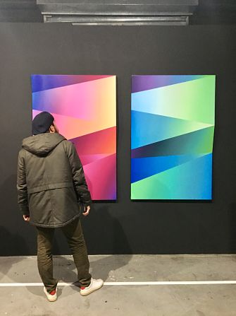 Oeuvre d'art sur tôle de l'artiste Dr Colors Oeuvre sur tôle Dr Colors